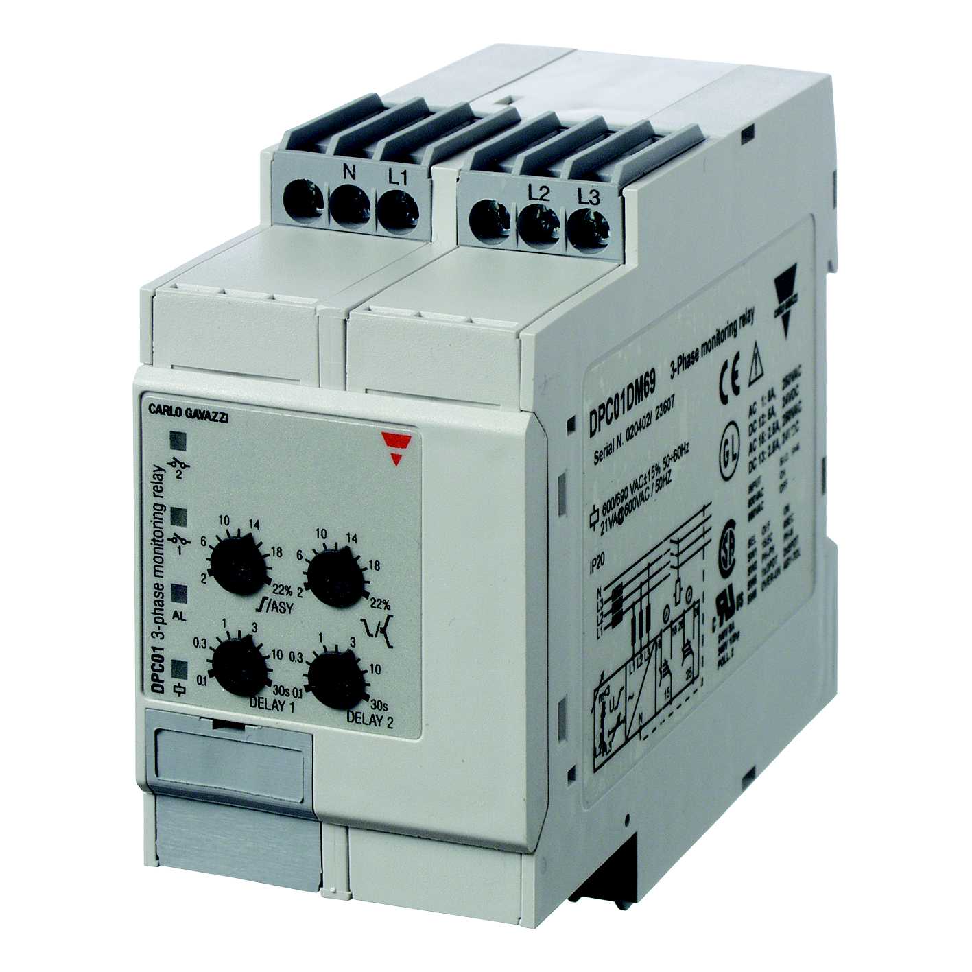 Carlo Gavazzi - 3-FASE NETTOVERVÅKINGSRELE