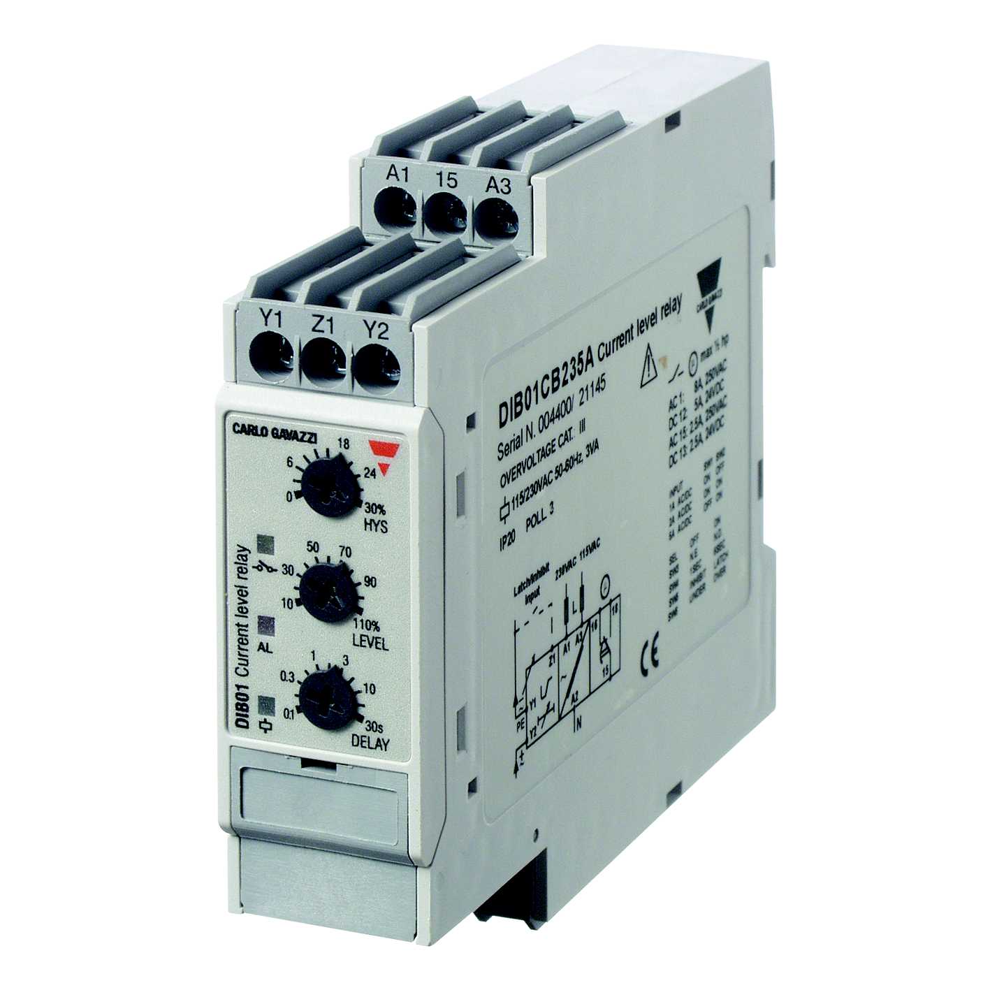 Carlo Gavazzi - STRØMMÅLERELE AC/DC