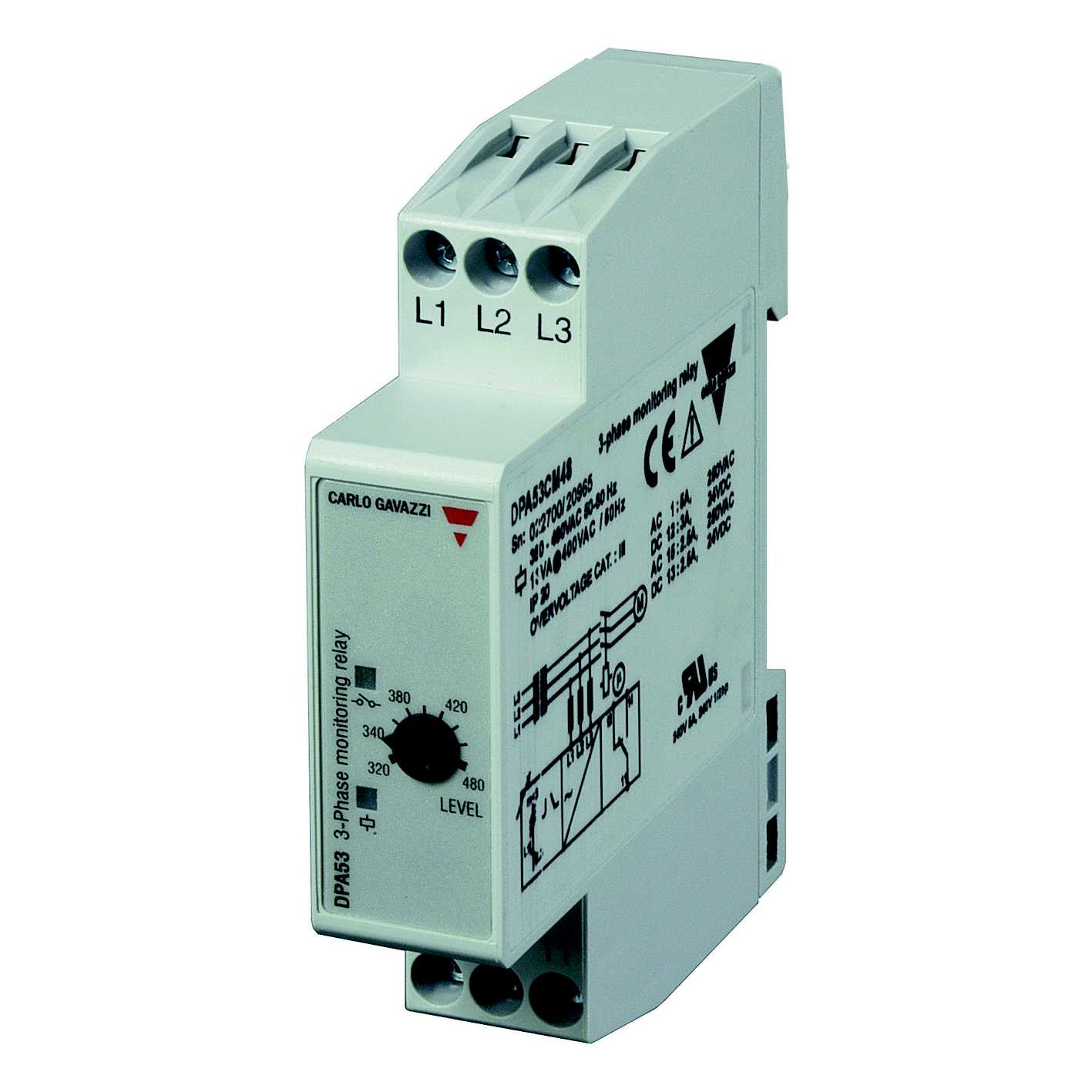 Carlo Gavazzi - 3-FASE NETTOVERVÅKINGSRELE