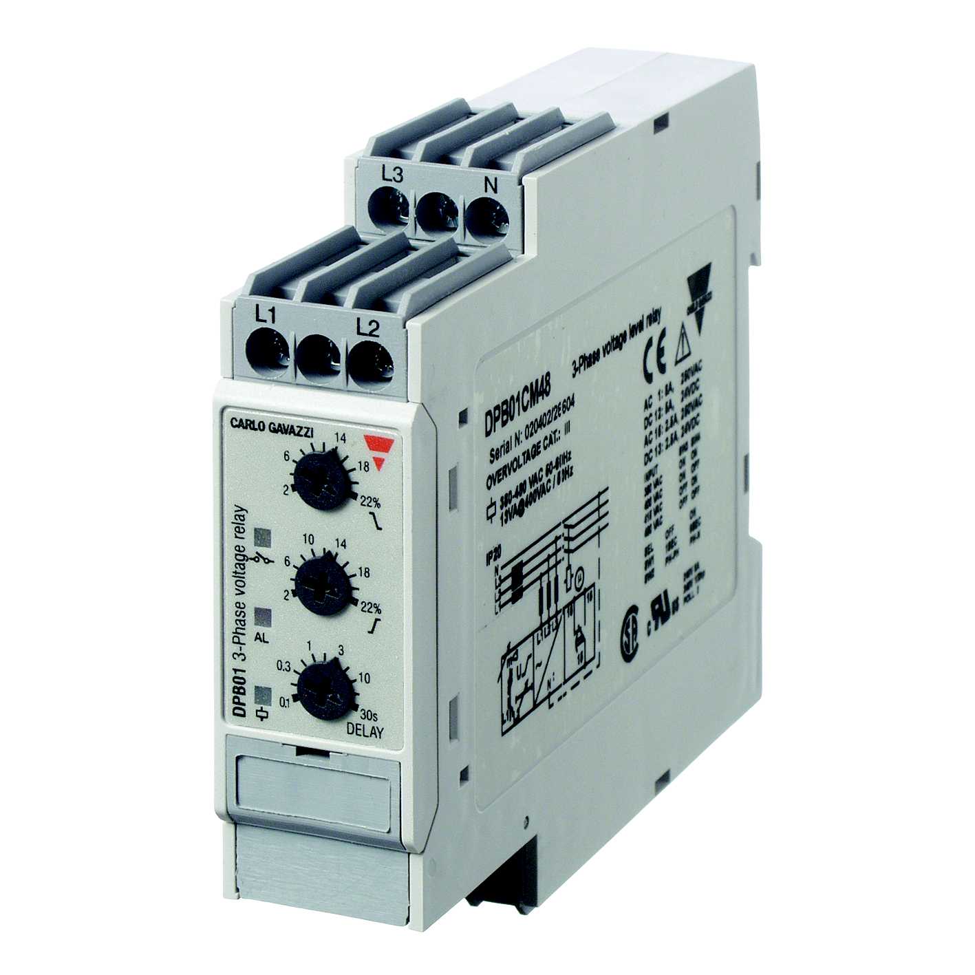 Carlo Gavazzi - 3-FASE NETTOVERVÅKINGSRELE
