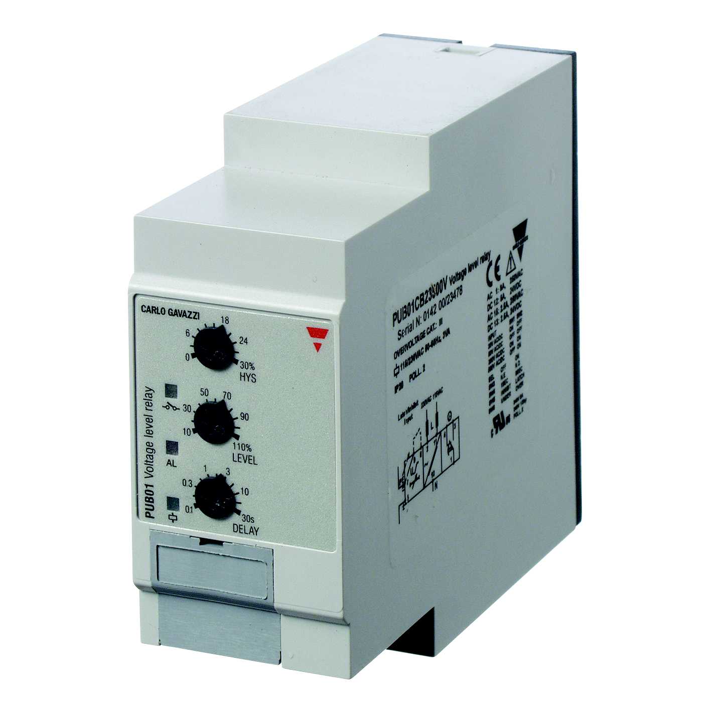 Carlo Gavazzi - SPENNINGSMÅLERELE AC/DC