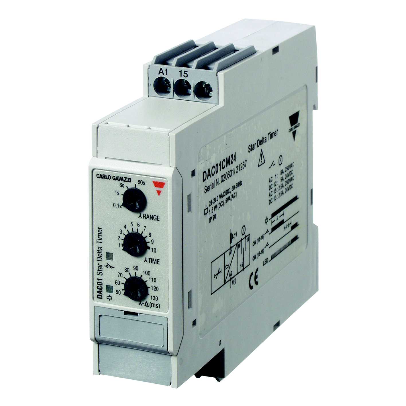 Carlo Gavazzi - STJERNE-/TREKANTRELE