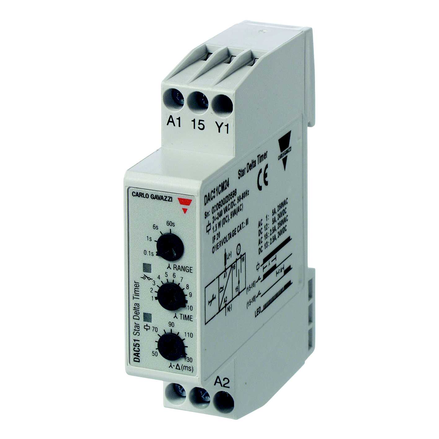 Carlo Gavazzi - STJERNE-/TREKANTRELE