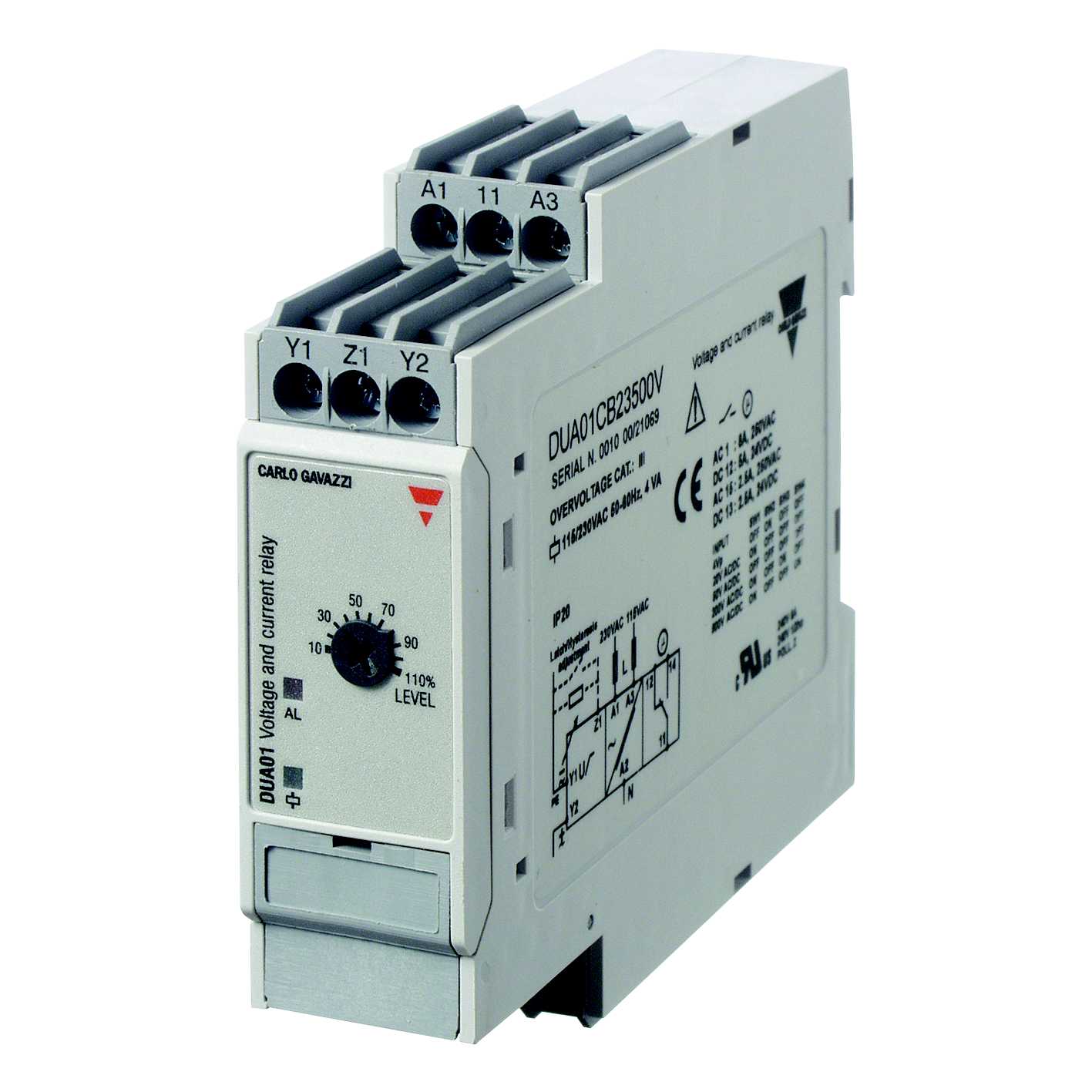 Carlo Gavazzi - SPENNINGSMÅLERELE AC/DC