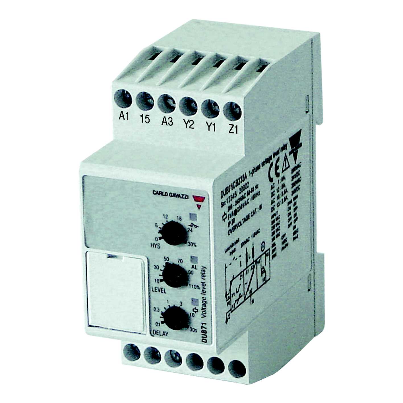 Carlo Gavazzi - SPENNINGSMÅLERELE AC/DC