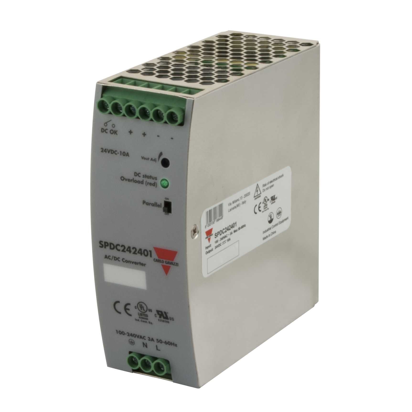 Carlo Gavazzi - Strømforsyning 240W 24VDC 
