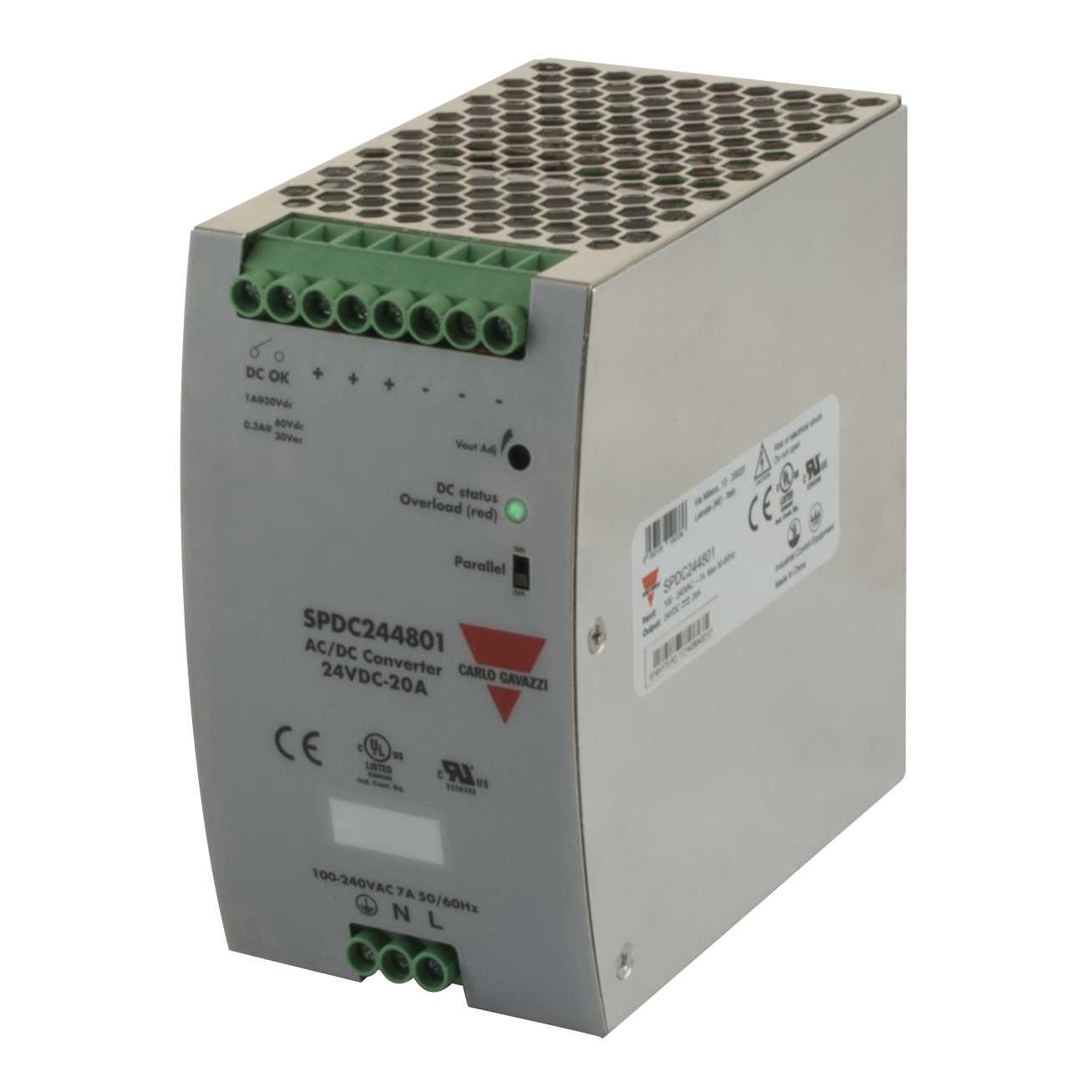 Carlo Gavazzi - Strømforsyning 480W 24VDC 