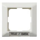 ELKO - L3105 Kombinasjonsplate 1h m/merkevindu Polarhvit