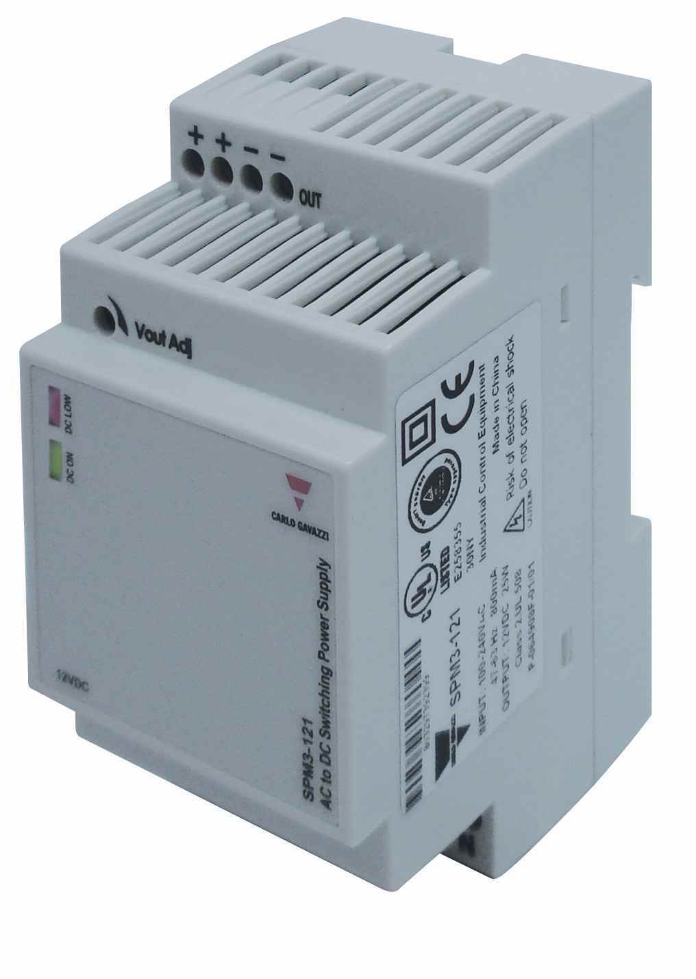 Carlo Gavazzi - Mod. strømforsyning 12VDC/2,1A
