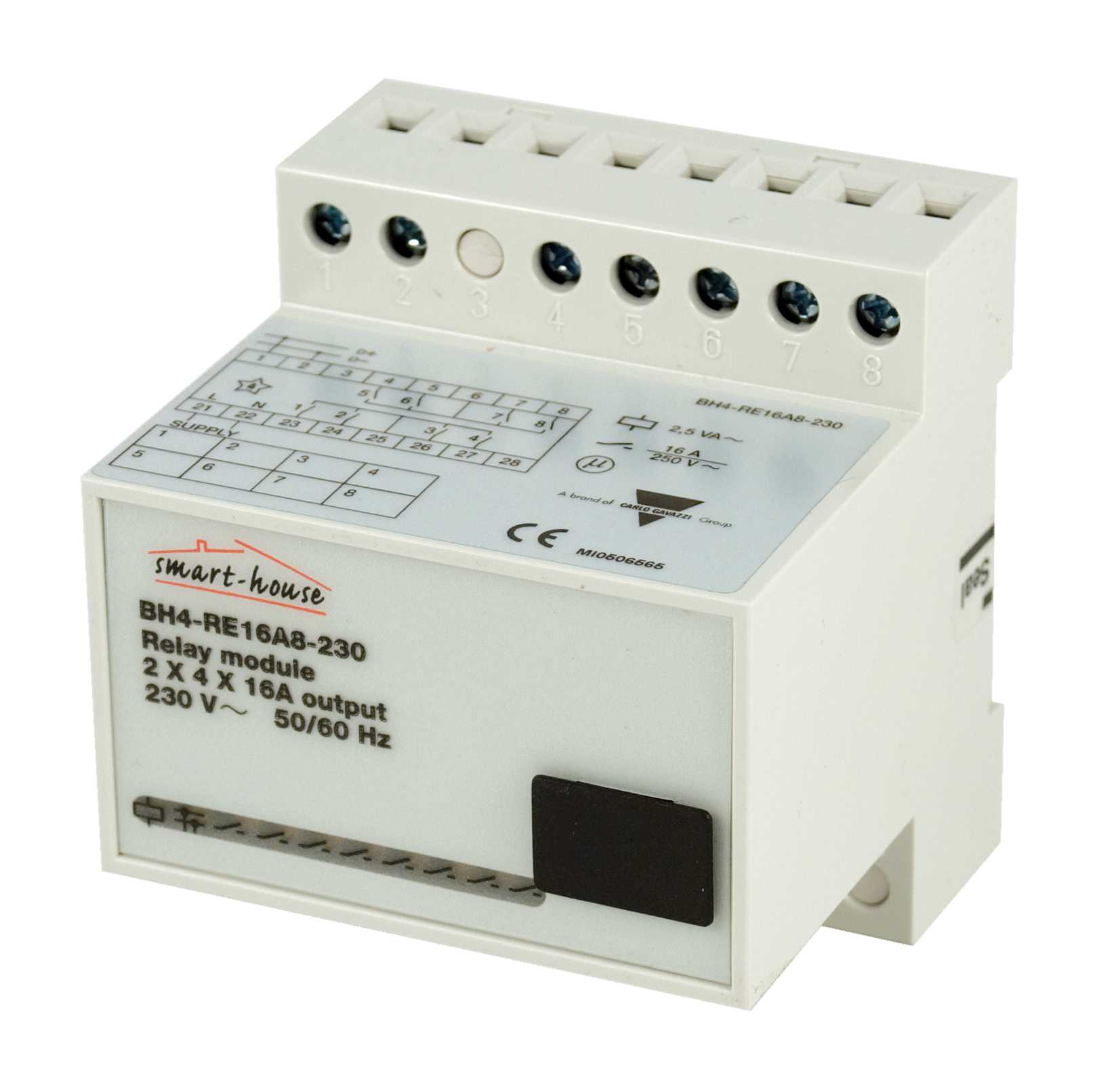 Carlo Gavazzi - SMH RELEUTGANG 2X4X16A 230VAC