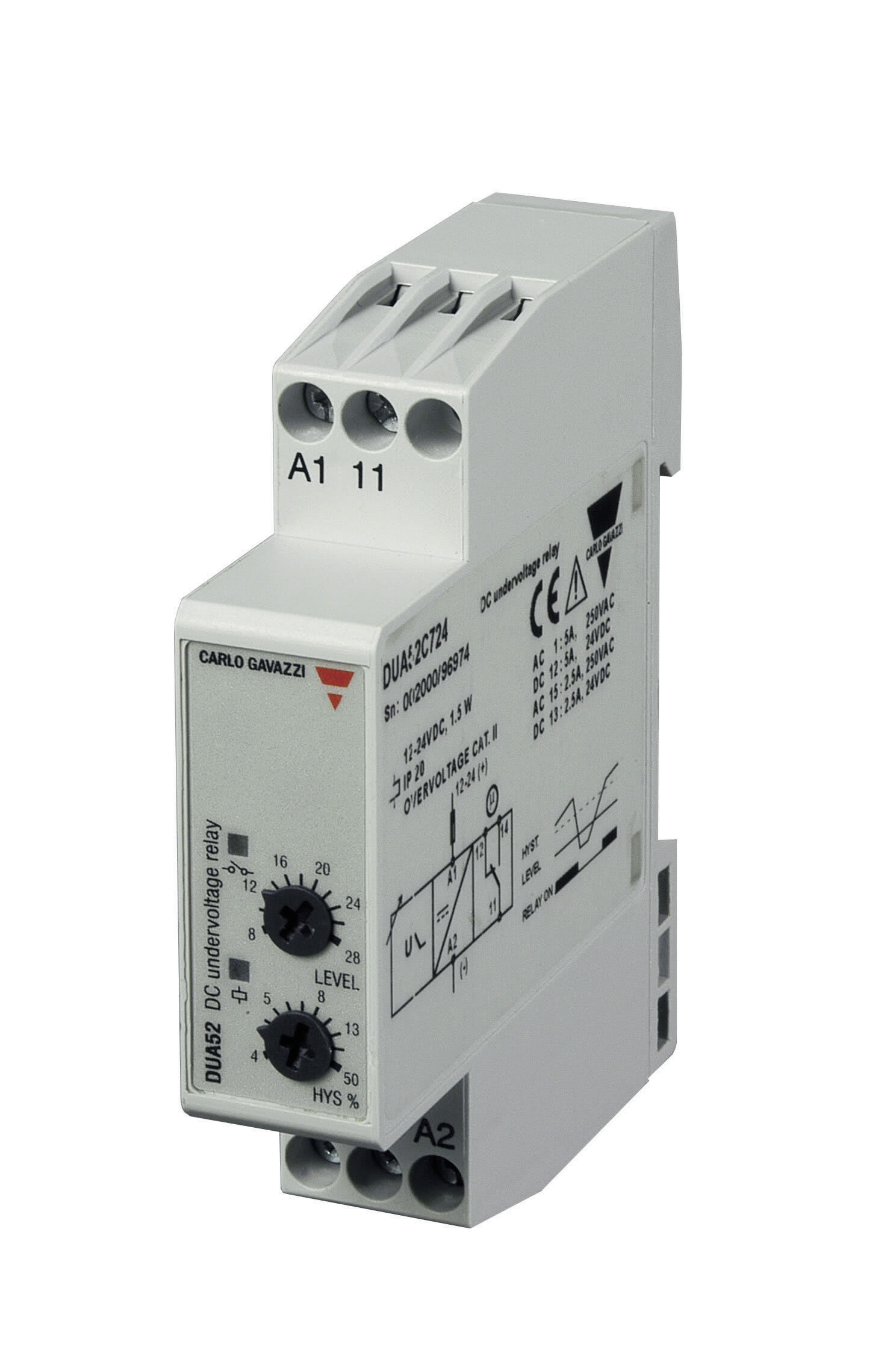 Carlo Gavazzi - DC UNDERSPENNINGSRELE