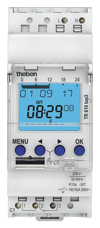 Theben AG - Digitalt Ukeur 1kan TR610TOP3 230V