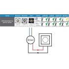ELKO - LED DL lav 3W for ramme Sort