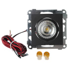 ELKO - LED downlight 5W for ramme Sort