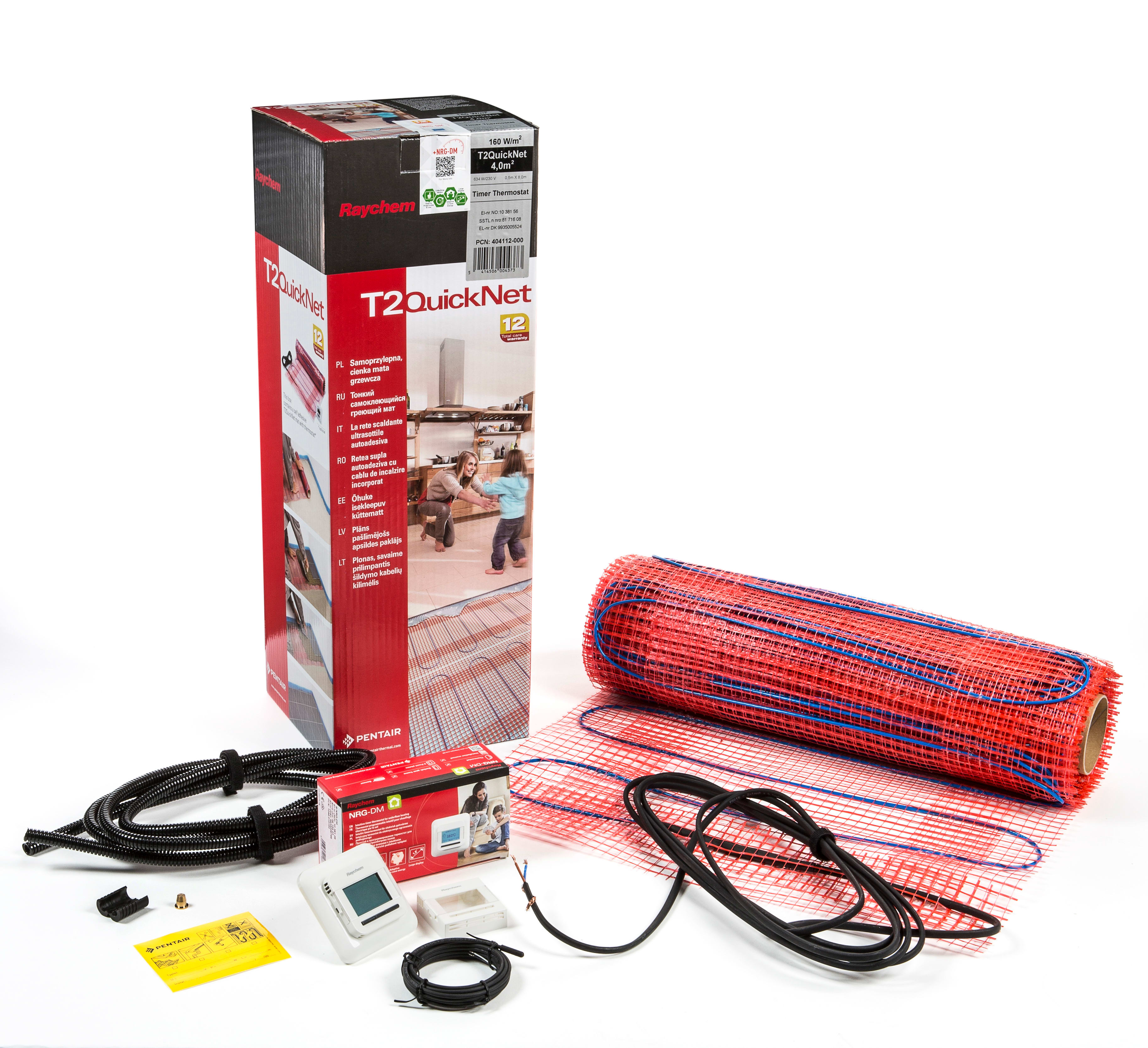 Raychem / nVent - T2QuickNet-160-3,0 m2 m urterm