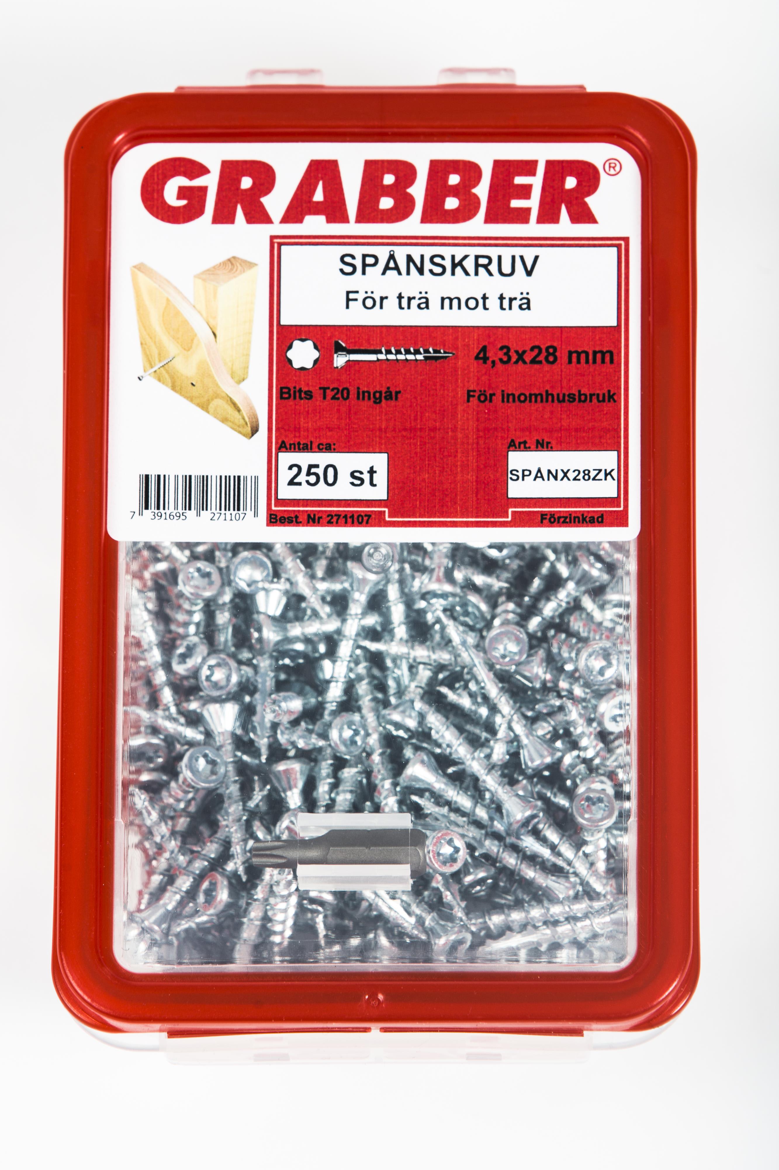 DEVI - Sponskrue for Deviboard 4,2x38 250 stk i esken