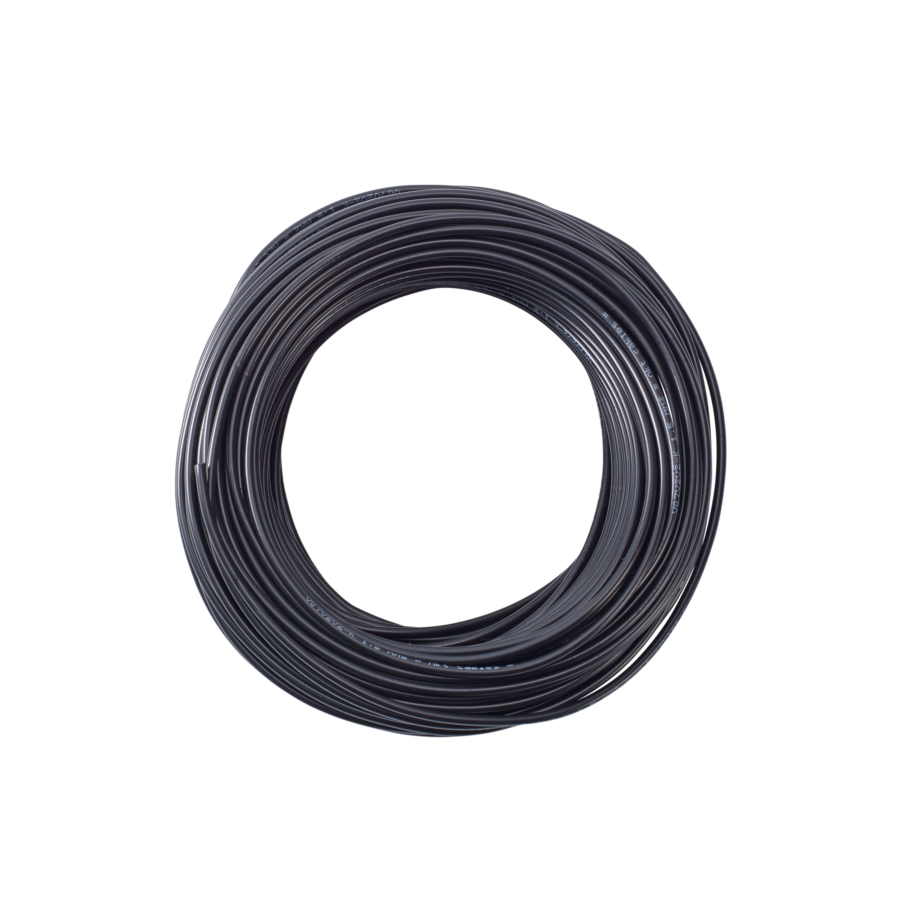 DEVI - Tilledning DEVIfoil 1x1,5mm2 Sort