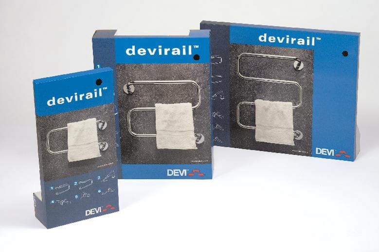 DEVI - DEVIRail H 20 Krom 20w Håndkletørker