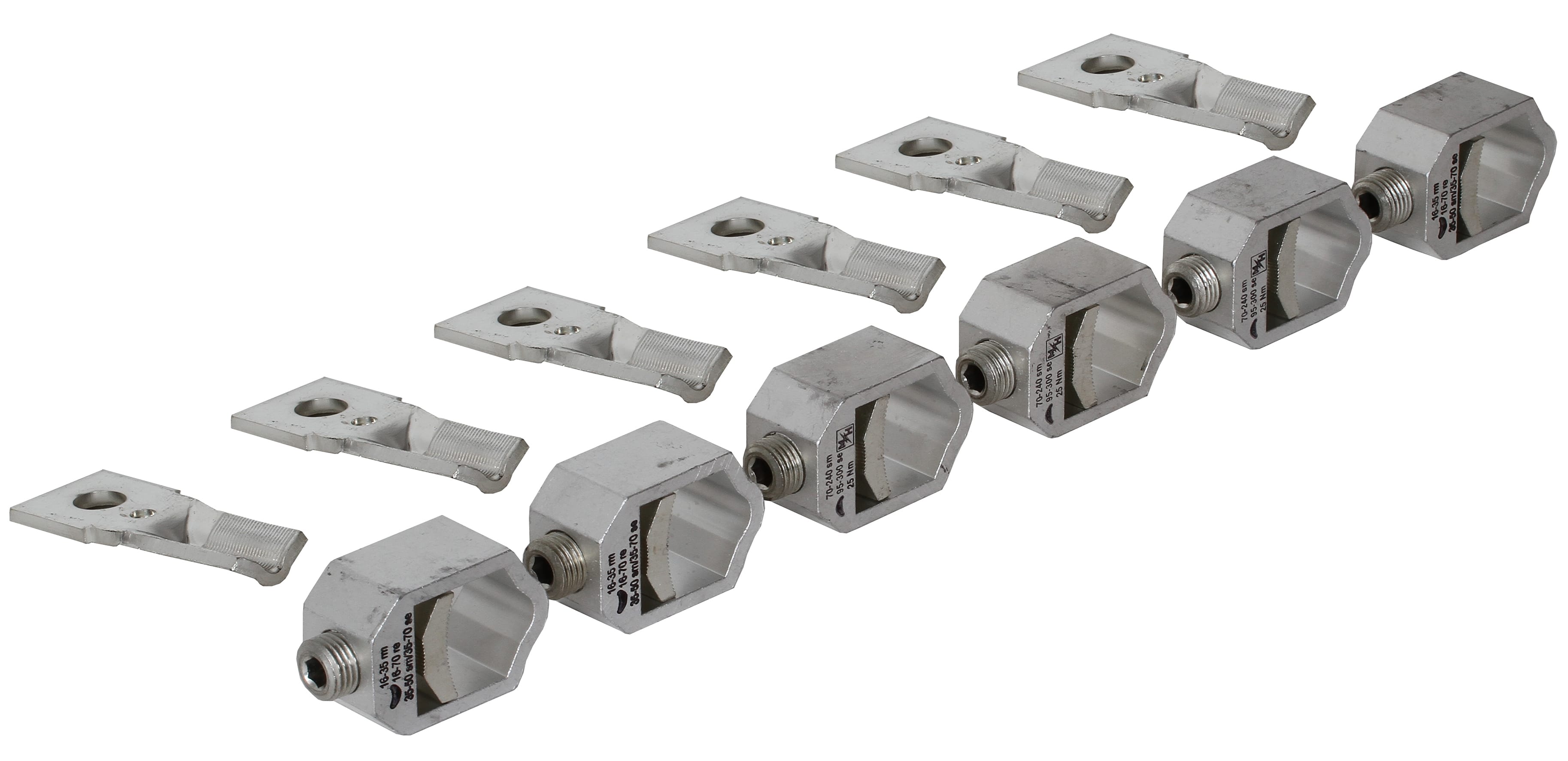 ABB Electrification - XR1 doble kabelklemmer for 2/3 pol brytere