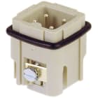 Harting - Han® 3A Plugg innsats, skru, 3+jord, 10A