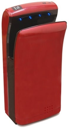 Wimpel AS - Håndtørker Wimpel Bio Pro 1150W IPX1 krystallrød