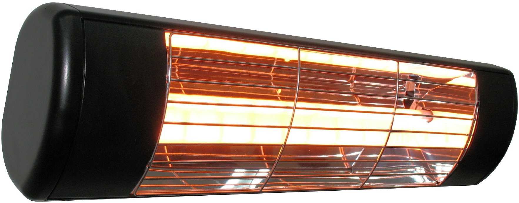 Wimpel AS - Terrassevarmer - Wimpel LG 1500W sort IP55
