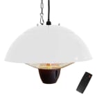 Wimpel AS - Terrassevarmer Orion 1500W hvit IP55 IPX4 med integrert