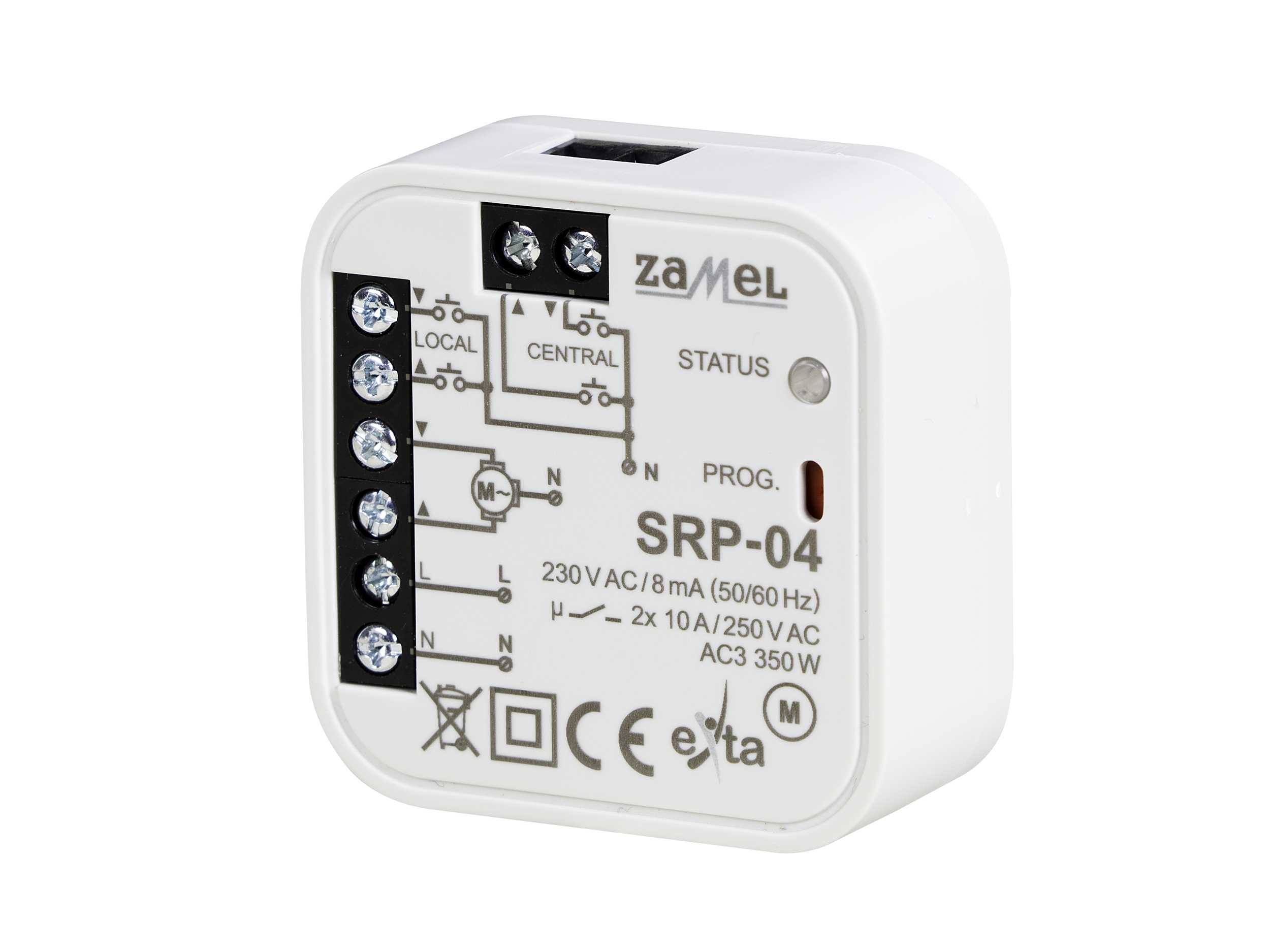 Zamel - Zamel SRP-04 230vAc, 1 kanal, 250m, IP20, 2NO, 