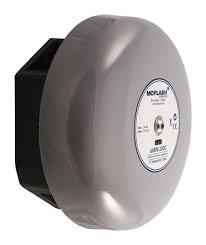 Moflash - MOFLASH RINGEKLOKKE SKOLE/IND 230vAc 60mA 6 grå 106dB IP
