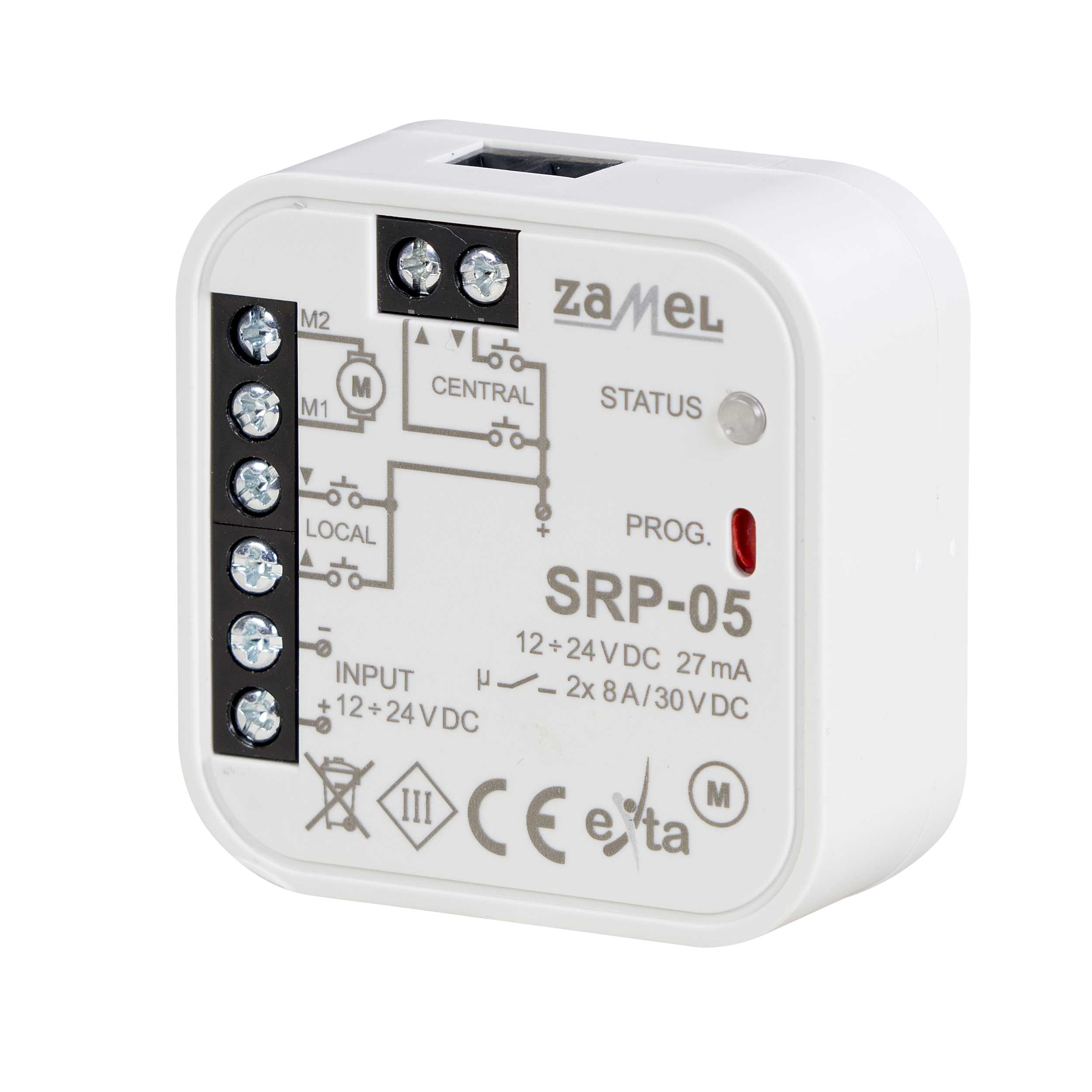 Zamel - Zamel SRP-05 12-24vDc, 1 kanal, 250m, IP20 2N