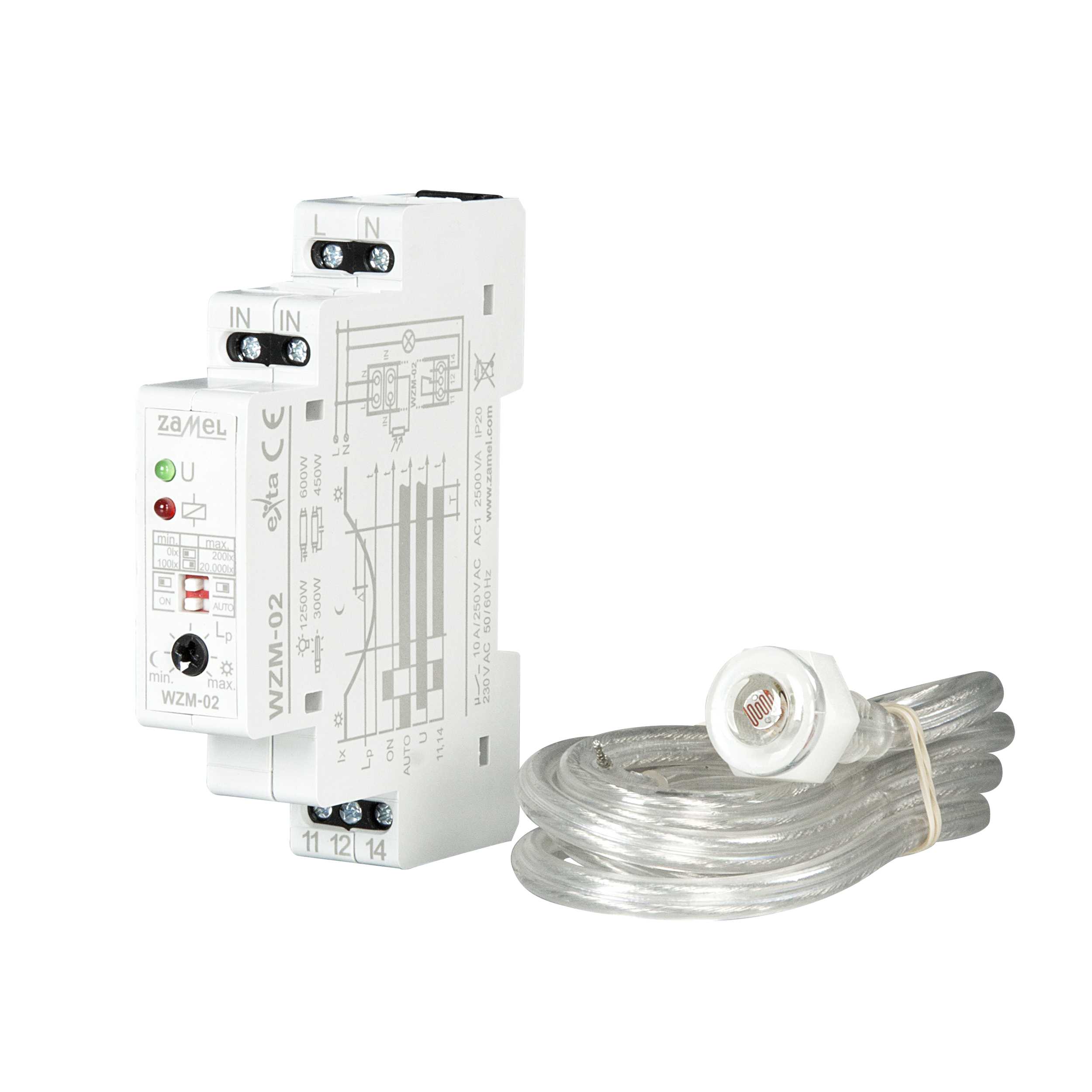 Zamel - ZAMEL SENSOR LYS WZM-02/S1 230vAC,AC1,1NO/NC,10A, IP54