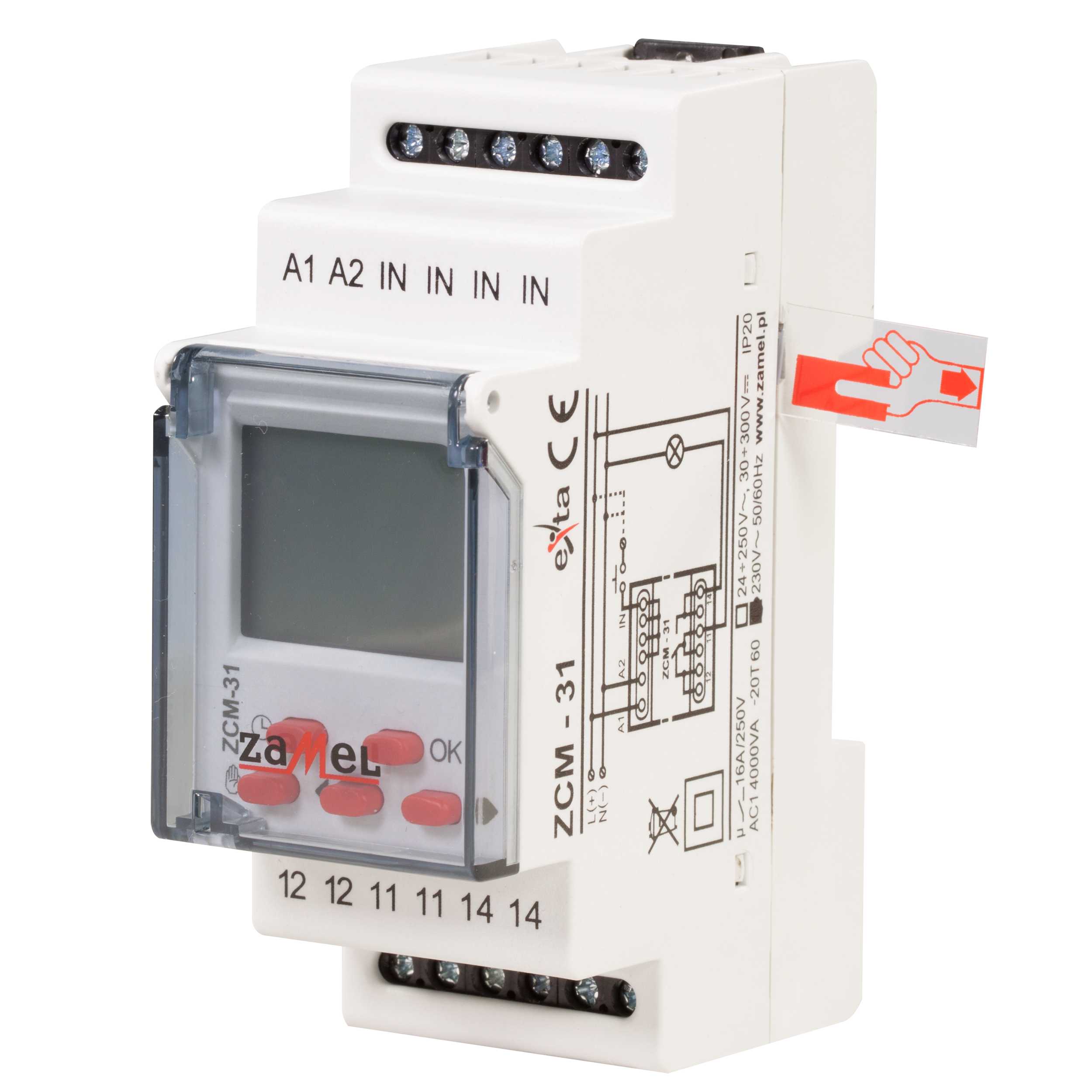 Zamel - Zamel ZCM-31 230vAc, 1NO/NC, 16A, IP20