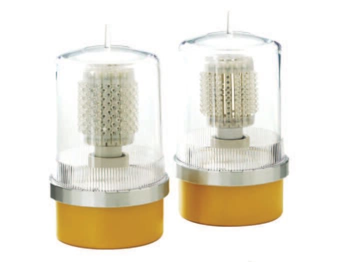 Moflash - MOFLASH OSL-04-32-02 230VAC/50mA, LED, 32CD, RØD, IP66