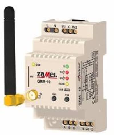 Zamel - ZAMEL GRM-10 230VAC GSM mott.m/2xNO,RS485