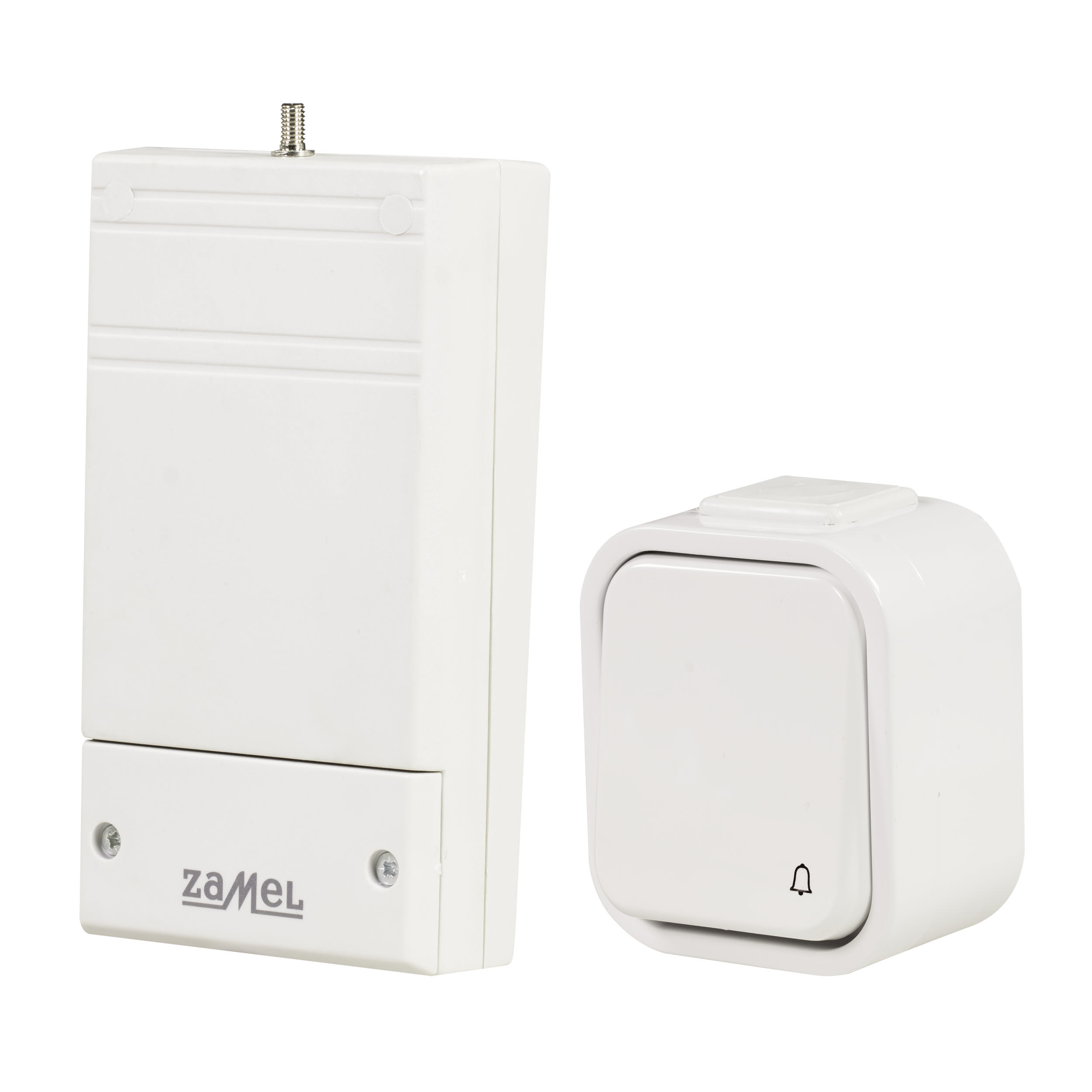Zamel - ZAMEL BSD-202H 200M SETT HVIT SENDER/MOTTAKER NO(230v)