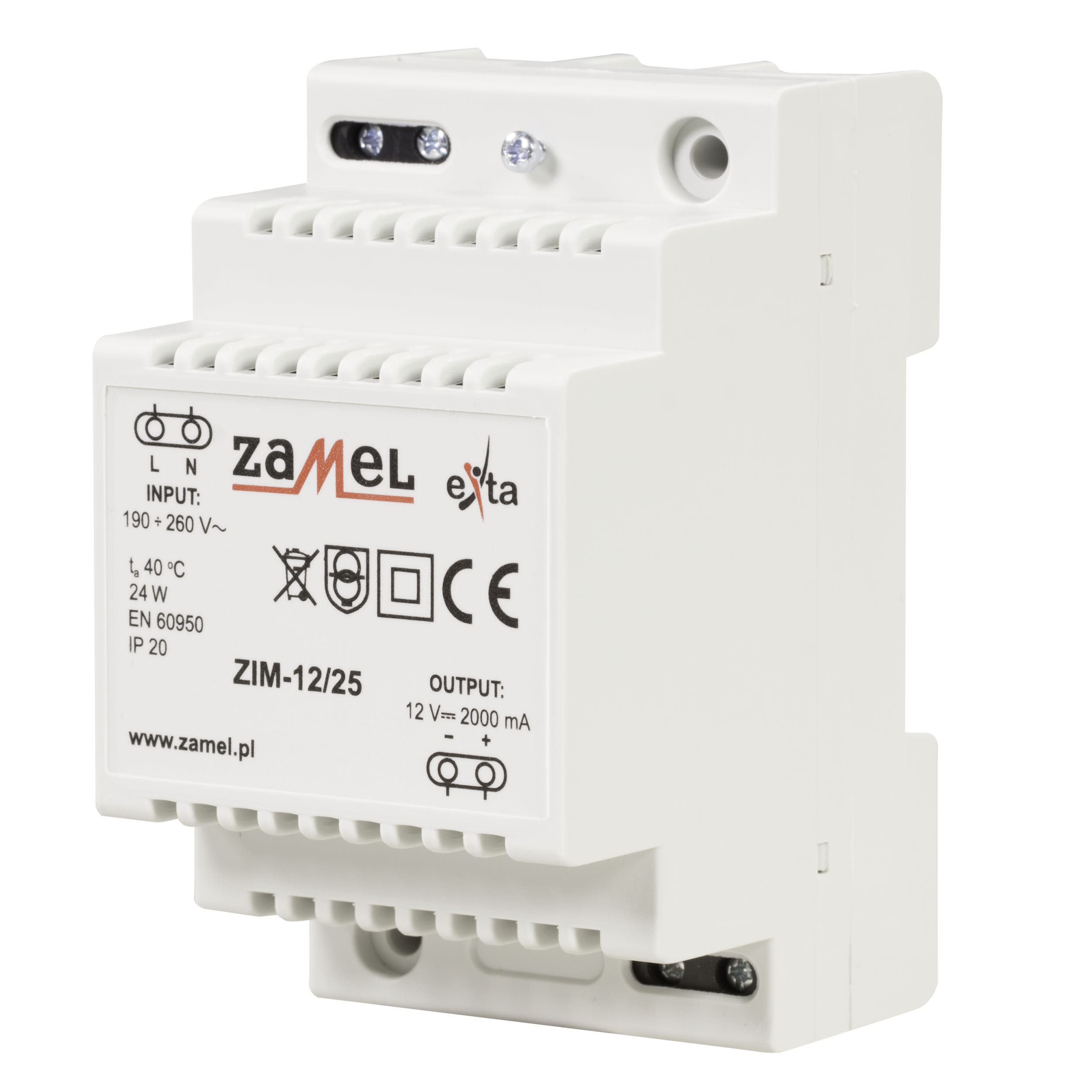 Zamel - ZAMEL ZIM12/25 14VDC/2A STRØMFORSYNING