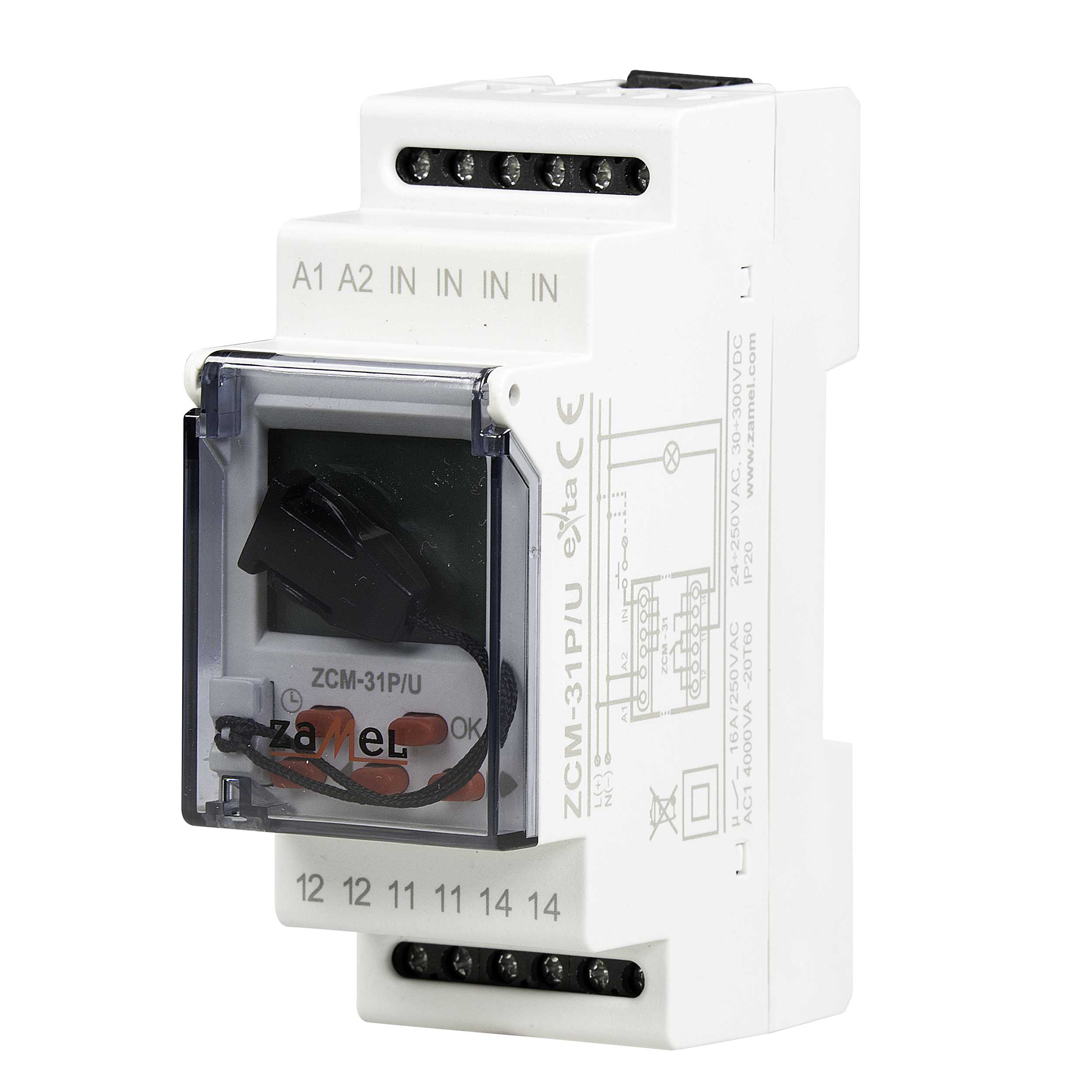 Zamel - Zamel ZCM-31P/U 24-250vAC, 30-300vDc, 1No/Nc, 16