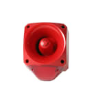 Klaxon - Elektronisk sirene,rød LED blink lys,10-60VDC,690-1000mA,120dB,64toner,IP66