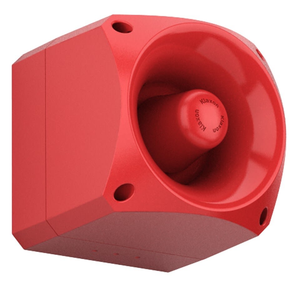 Klaxon - Komplett sirene med 64 tonevalg. 10-60VDC/190-500mA, 120db, IP66