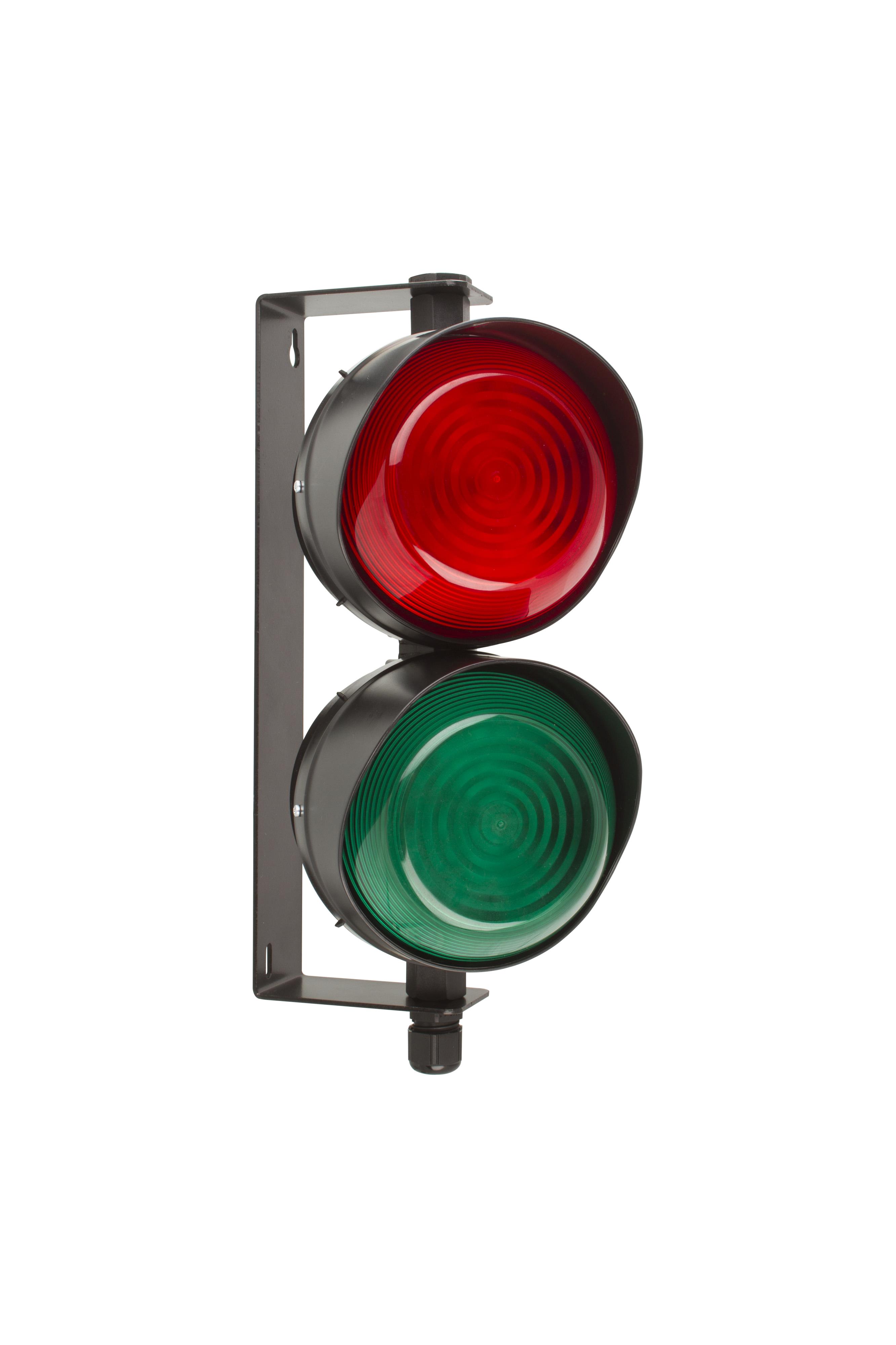 Moflash - MOFLASH TRAFIKKLYS DOBBEL MOD 35-85vAc/Dc,155mA,rød og grøn