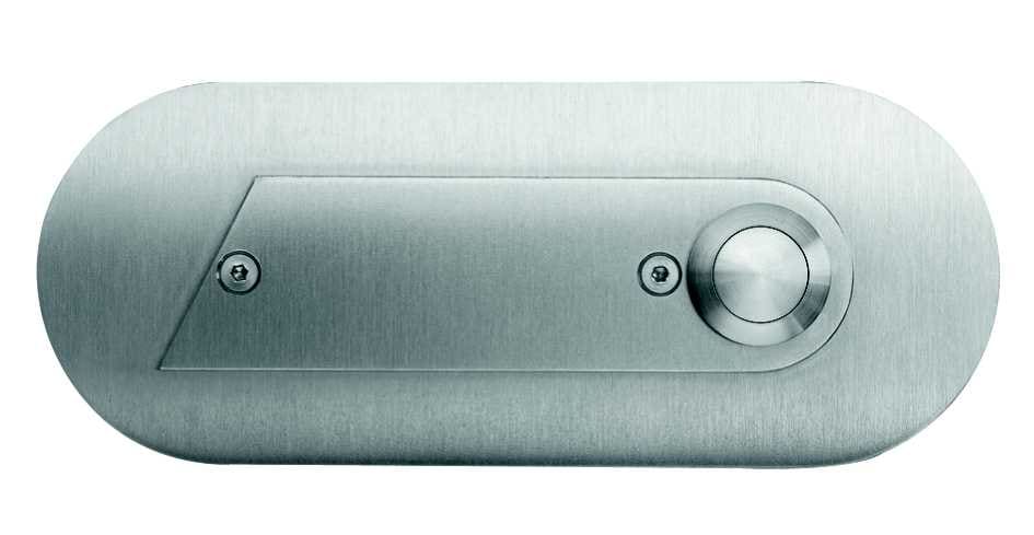 GROTHE - ETA S 302 ringeknapp i stål