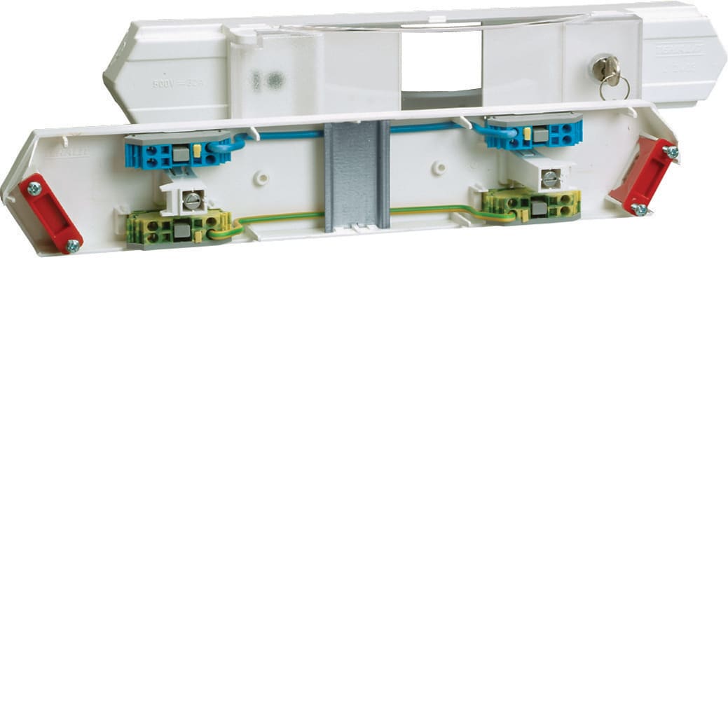 Hager - AUTOMATBOKS FOR 3 MODULER Polarhvit