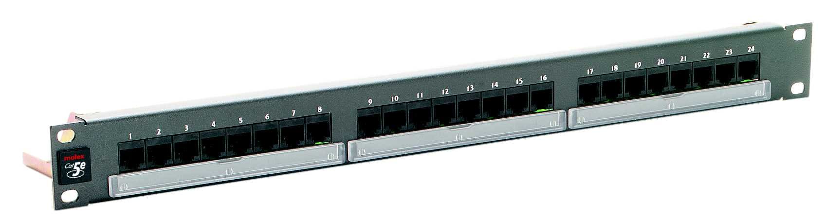 Centex - Patchepanel 19 Cat5e UTP 24P