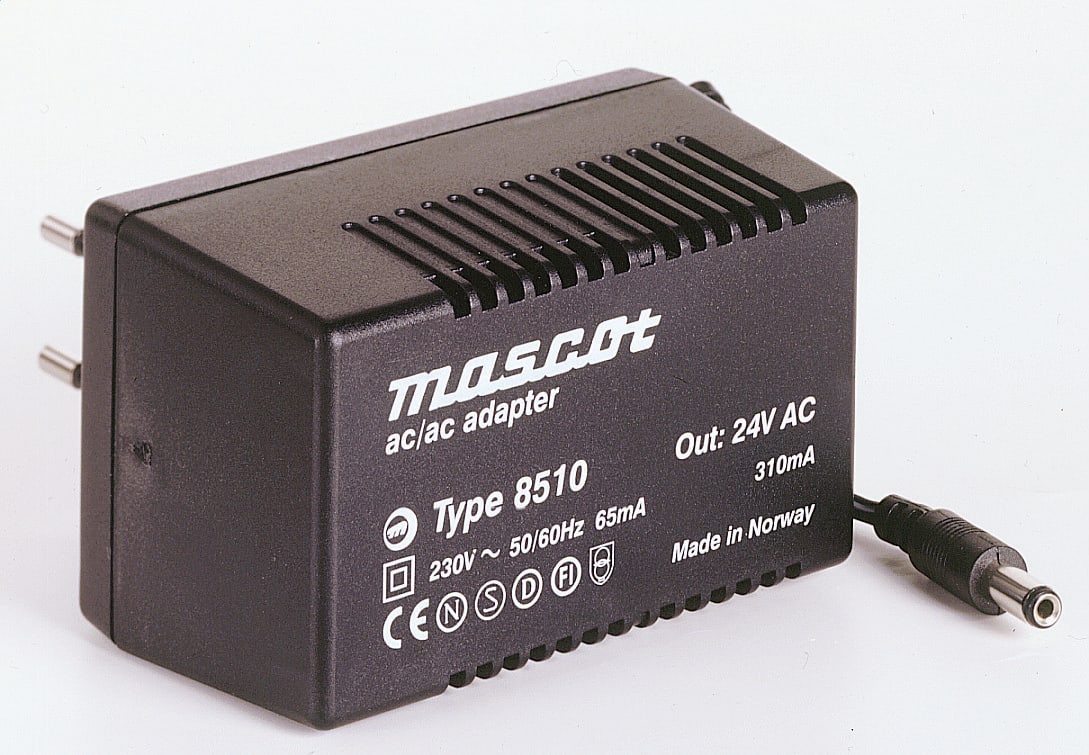 Mascot - 8510 12VAC/8,5VA hunnkontakt Batterieliminator AC/AC - Lin