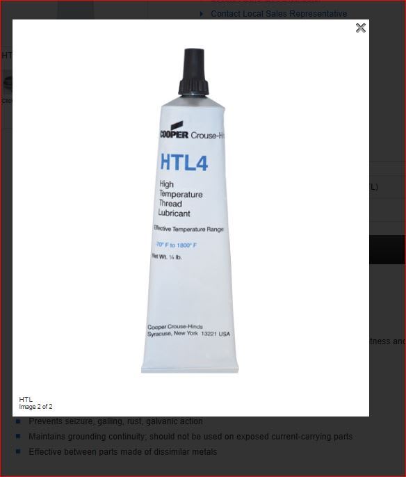 Eaton Electric - Gjengefett STL2, tube 50gr