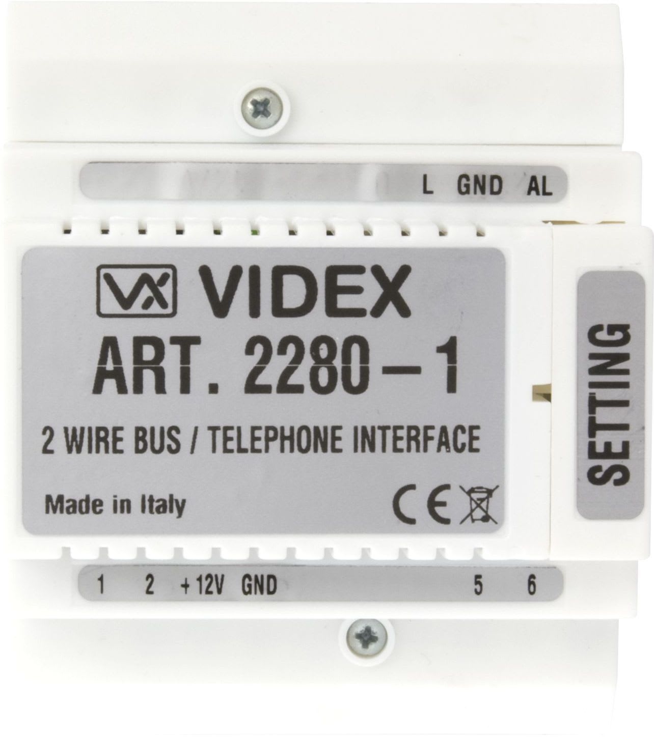 Videx - 2 TRÅDS BUSS TELEFON RELE