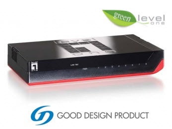 LevelOne - GSW-0807 SWITCH 8X10/100/1000  BORDMODEL LEVELONE