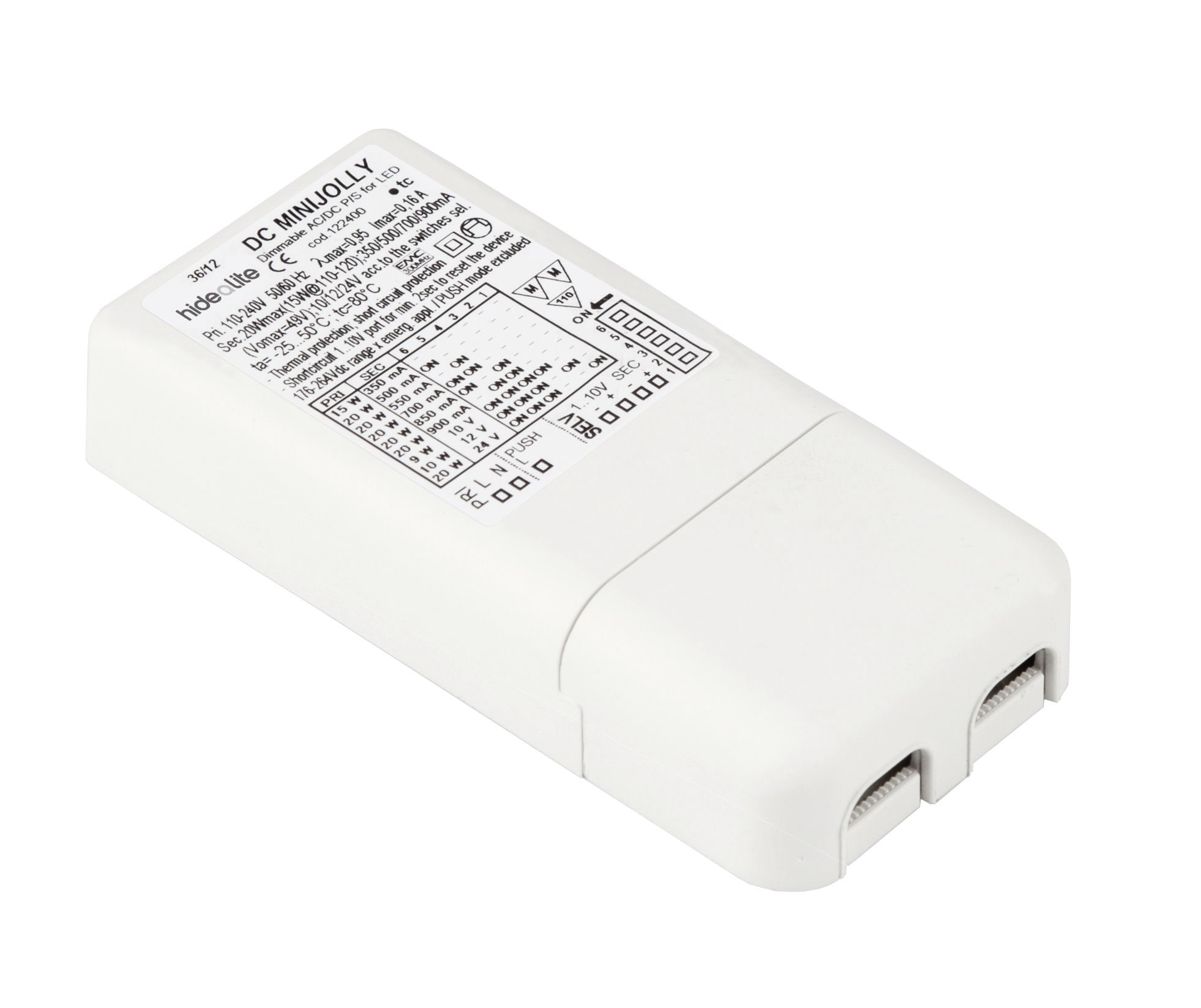 Hide-a-lite - LED DRIVER JOLLY MINI MULTI STRØM / SPENNING - 7980474