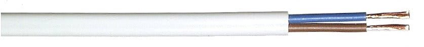 Draka - PL 2X0,75 mm² Hvit