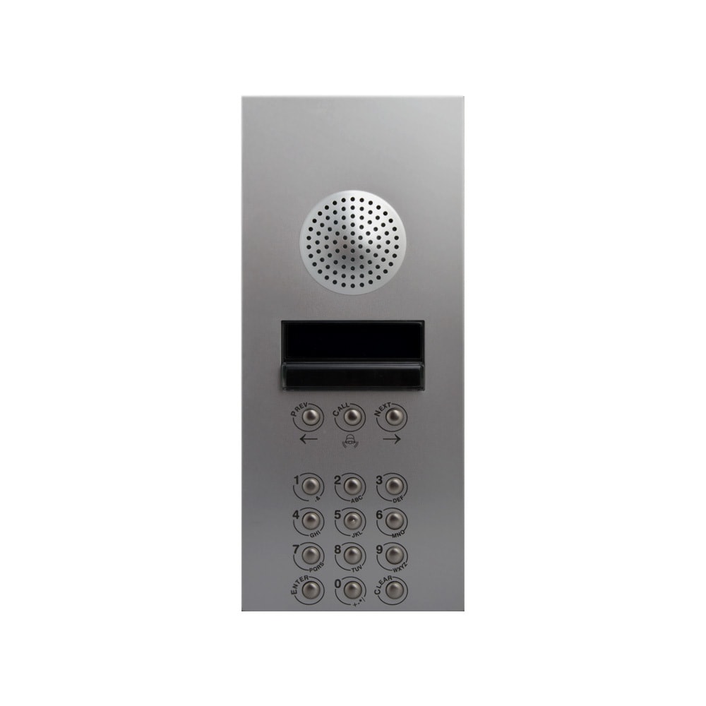Videx - VIDEX DIGITALT DØRPANEL 4202R ALU DIGI,A/VTABLÅ M/TASTATUR
